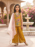 Straight kurta pant yellow