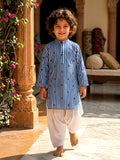 Boys kurta blue heart