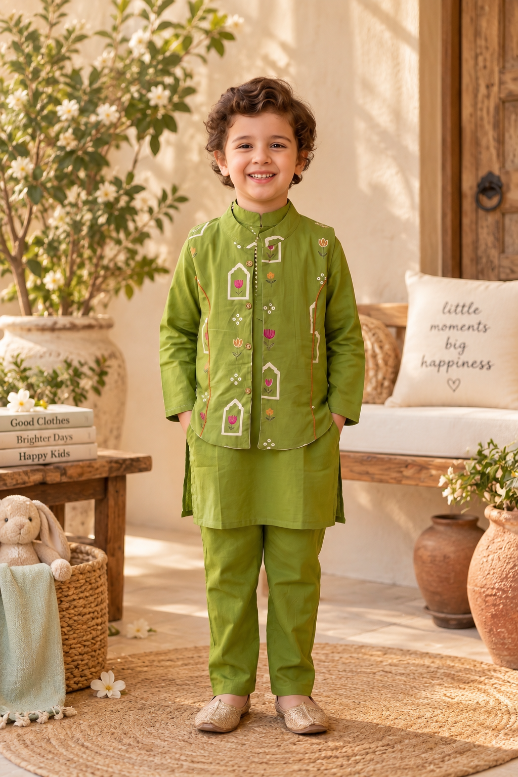 Gulmohar Kurta Set (3pc set)