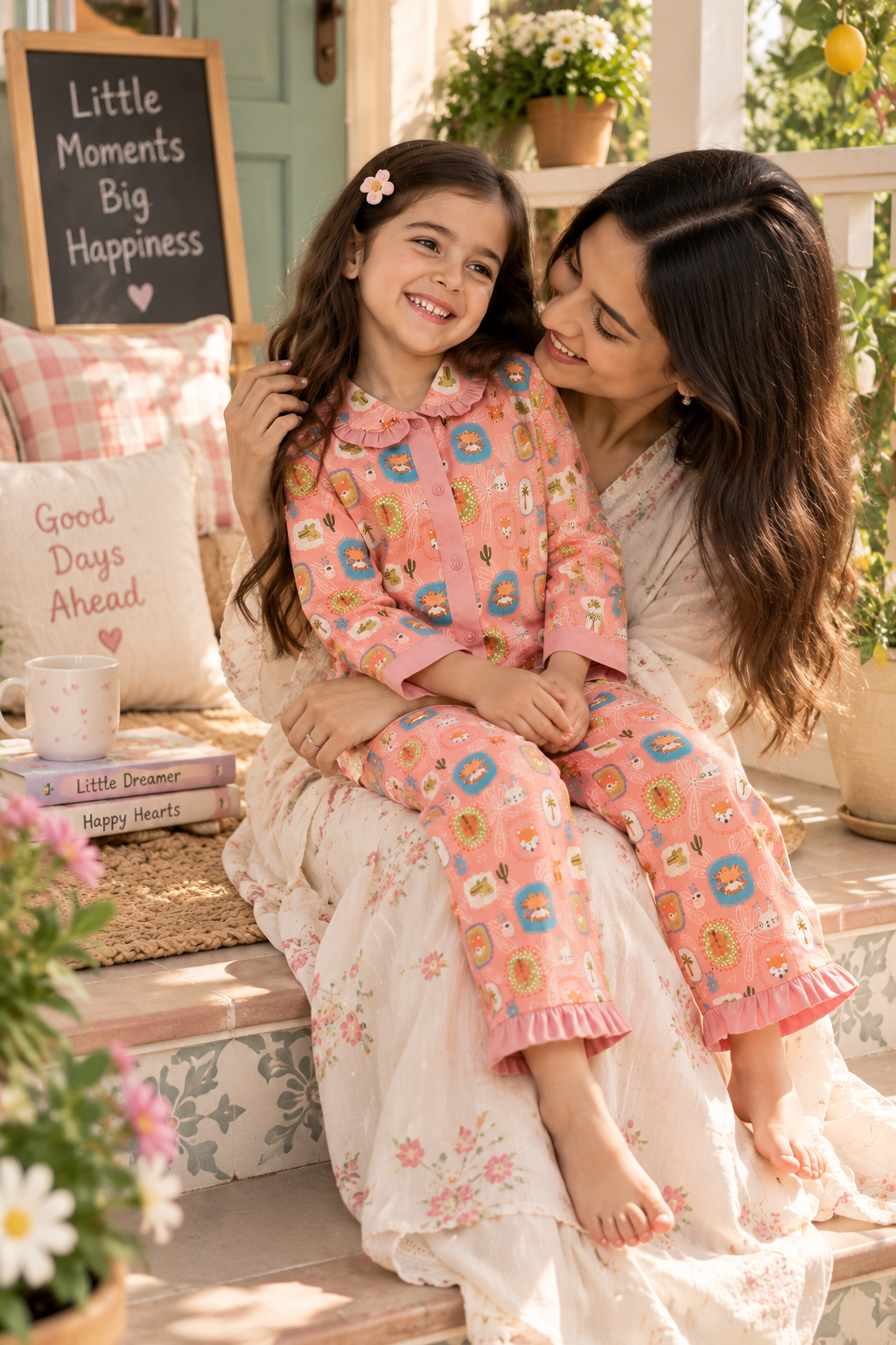 Peachy Playtime Pajama Set