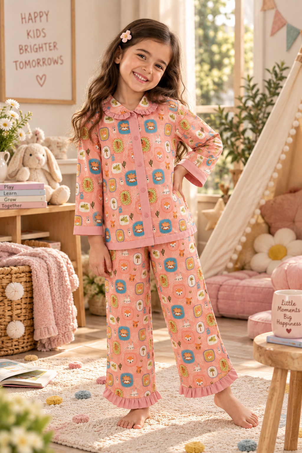 Peachy Playtime Pajama Set