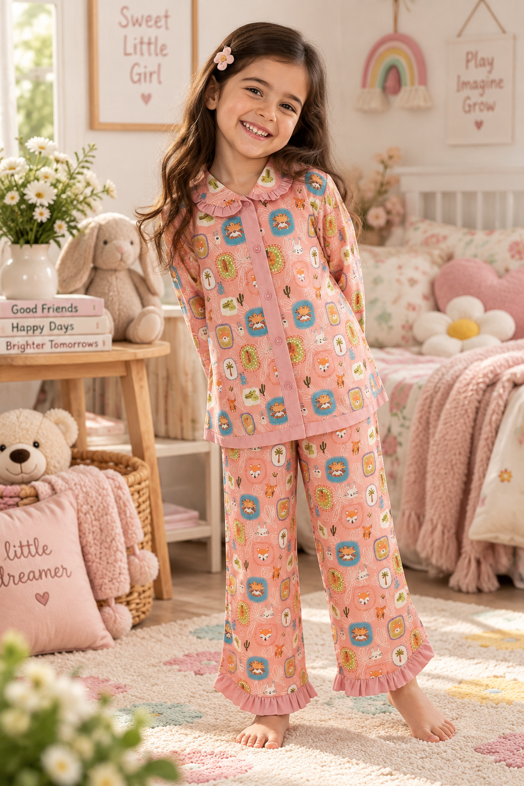 Peachy Playtime Pajama Set