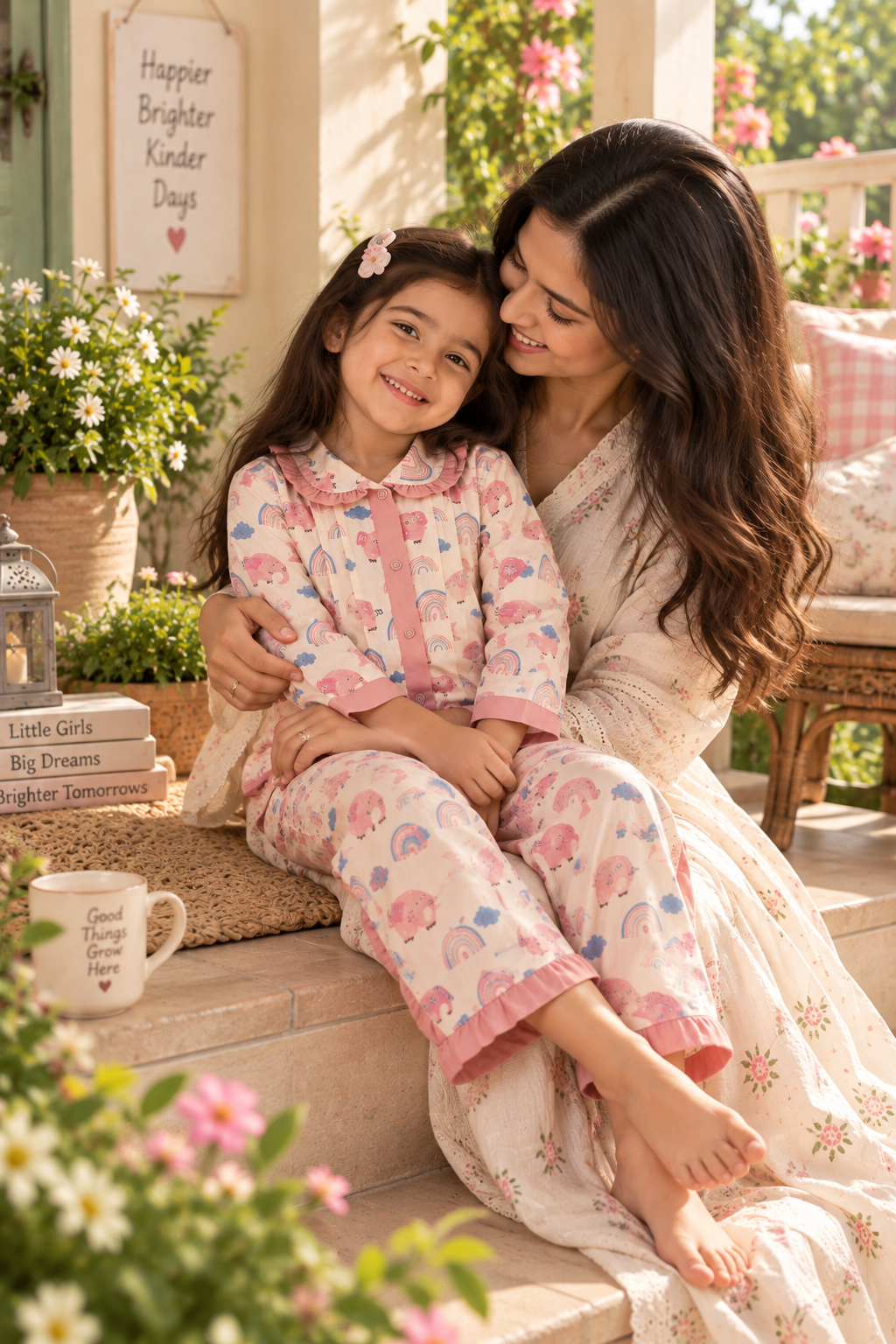Rainbow Snuggles PJ Set